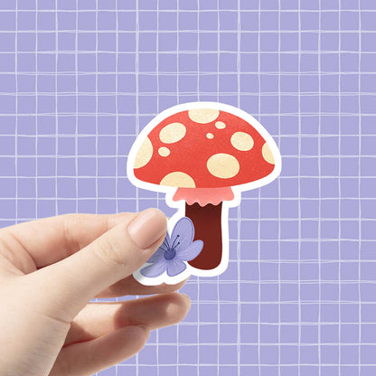 Midnight Mushroom | Vinyl Sticker