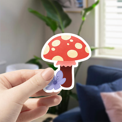 Midnight Mushroom | Vinyl Sticker