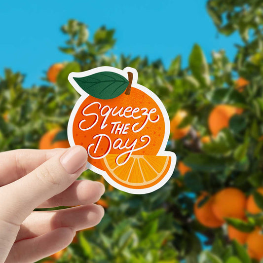Squeeze the Day | Vinyl Sticker