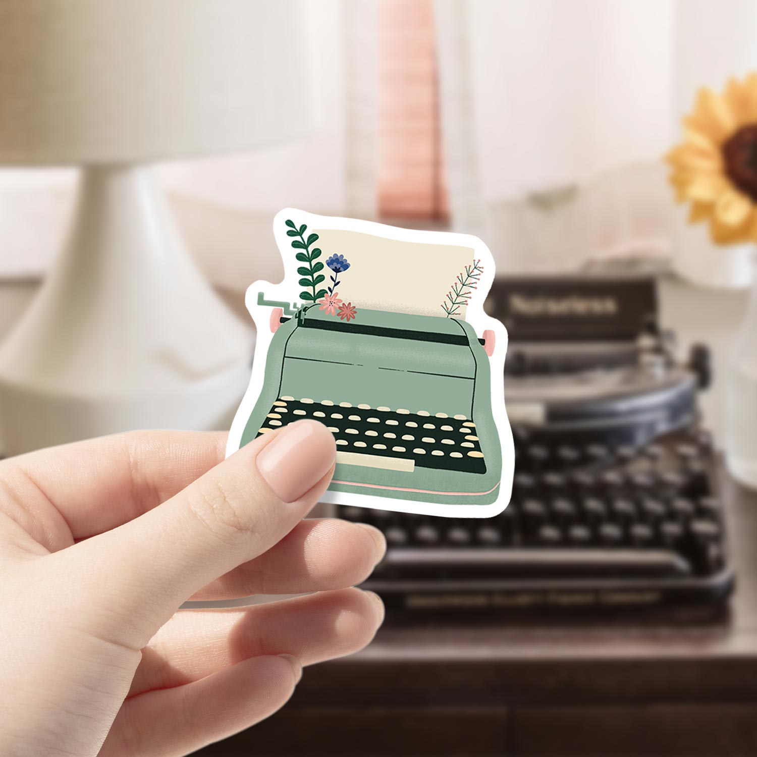 Typewriter | Vinyl Sticker – Milkbar Studio